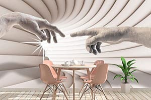 3D Фотообои Art.Desig Туннель и руки
