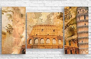 Tablou multicanvas Art.Desig Colajul antic al Italiei