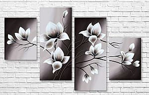 Tablou multicanvas Art.Desig Floare Magnolia