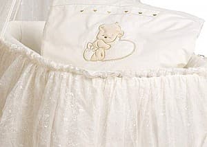 Lenjerie de pat pentru copii Italbaby Love (020.1130-0040) Beige