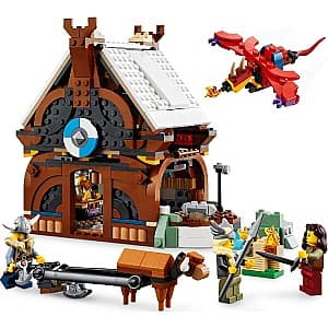 Constructor LEGO Creator 31132 Viking Ship And The Midgard Serpent