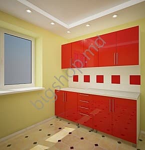 Кухонный гарнитур PS Лена 1.6 м Red