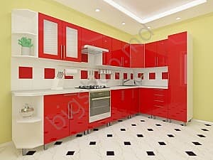Кухонный гарнитур PS Ана 3.4x1.7м Red
