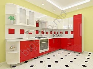 Кухонный гарнитур PS Анна 3.4x1.7м Red/White
