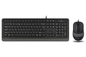 Set tastatura + Mouse A4Tech F1010 Black/Grey