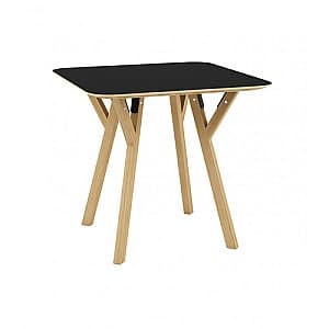 Деревянный стол Vitra TB-06-8080N(800x800x750) Black