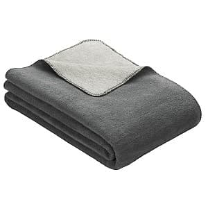 Одеяло IBENA Jacquard Dublin Dark grey/Silver
