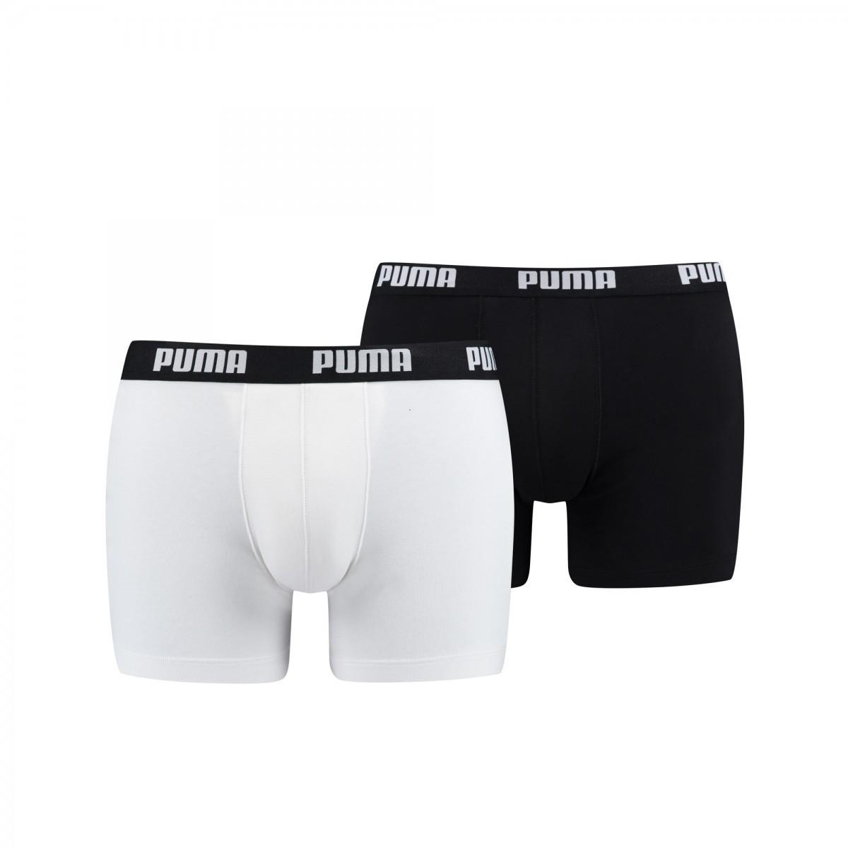 Lenjerie de corp barbati Puma BASIC BOXER 2P + Black