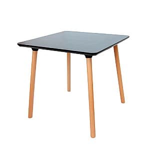 Деревянный стол Vitra PW-036N (800x800x750) Black
