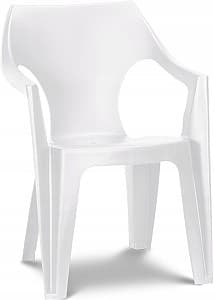 Пластиковый стул Keter Dante Low Back  White (220573)