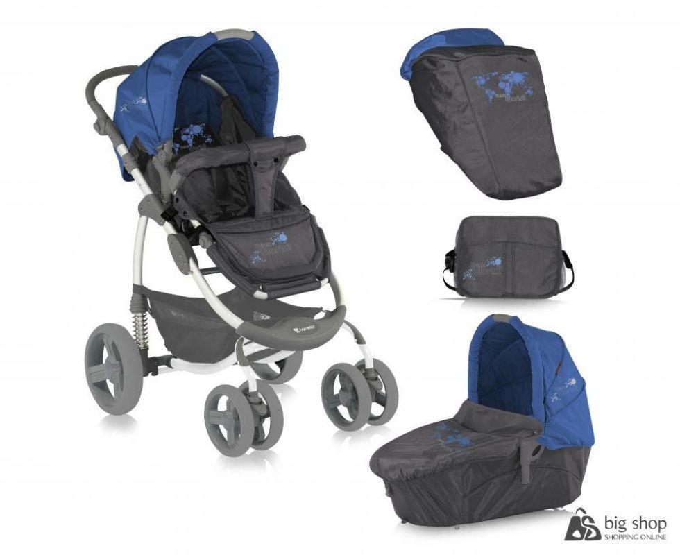 Carucior 2 in 1 Bertoni CORDOBA - GrayBlue the World