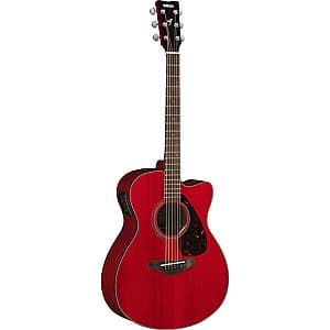 Электро-акустическая гитара YAMAHA FSX800C Rubby Red
