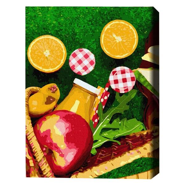 Картина по номерам BrushMe Апельсины из корзинки 40×50 см (без упаковки)