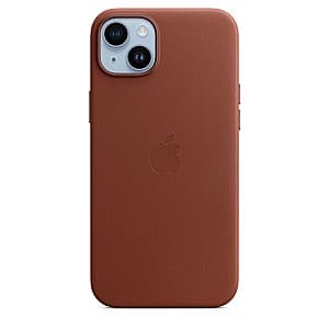  Apple Leather Case Magsafe for iPhone 14 Plus Umber