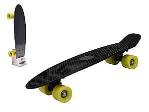 Skateboard XQMax 58X14X9cm negru