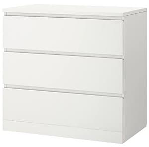 Comoda IKEA Malm White 80×78 cm