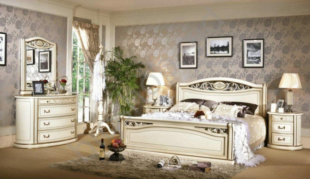 Спальня MobiLux Цезарь (крем) МДФ