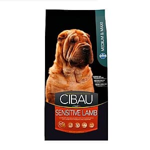 Сухой корм для собак Cibau SENSITIVE LAMB MEDIUM / MAXI  12 KG