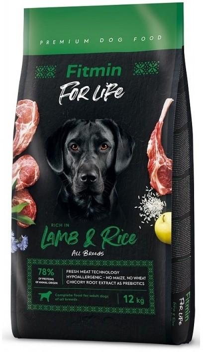 Hrana uscata pentru caini Fitmin For Life Lamb & Rice 12kg