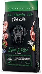 Сухой корм для собак Fitmin For Life Lamb & Rice 12kg