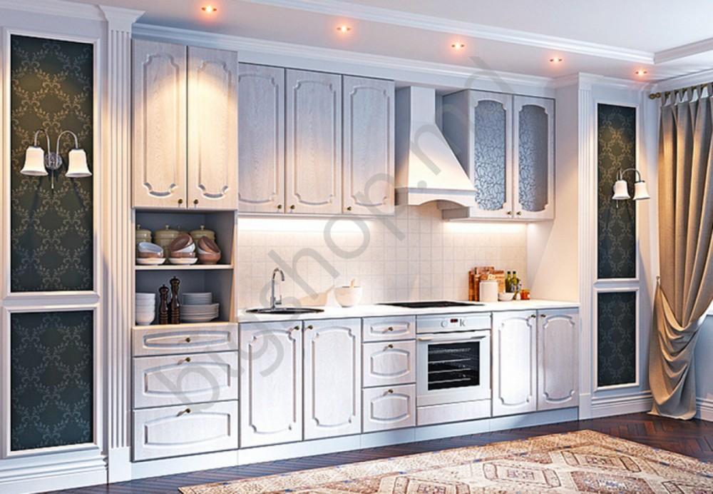 Set mobila bucatarie SV-Mebel Clasic (3.2m) Pin alb