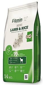 Hrană uscată pentru câini Fitmin Mini Lamb&Rice 14kg
