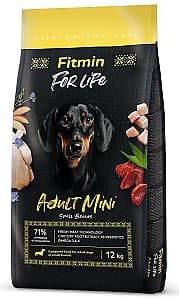 Hrană uscată pentru câini Fitmin For Life Adult Mini 12kg