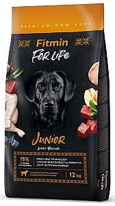 Hrană uscată pentru câini Fitmin For Life Junior Large Breeds 12kg