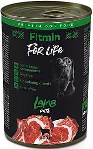 Влажный корм для собак Fitmin For Life Lamb Pate 400g