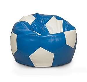 Fotoliu puf Because Ball Bean Bag Blue-White XL