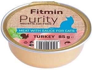 Hrană umedă pentru pisici Fitmin Purity alutray Turkey 85g