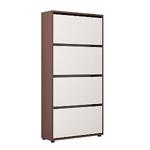 Tumba pentru incaltaminte Mobildor Lux Leo 70 4D Wenge/White