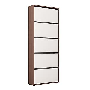 Tumba pentru incaltaminte Mobildor Lux Leo 60 5D Wenge/White