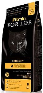 Сухой корм для кошек Fitmin For Life Chicken 8kg