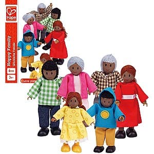 Papusa Hape E3501 Happy Family African American