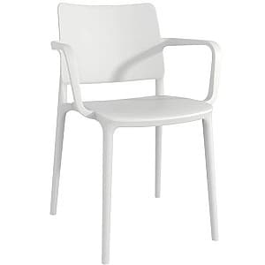 Пластиковый стул Papatya Joy-K White