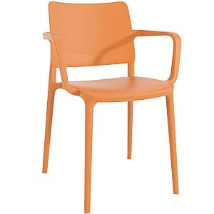 Пластиковый стул Papatya Joy-K Orange