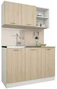 Кухонный гарнитур Haaus Ara 1.2м White/Sonoma Oak