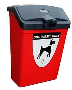 Cos de gunoi Glasdon FIDO 25 DOG STICKER RED