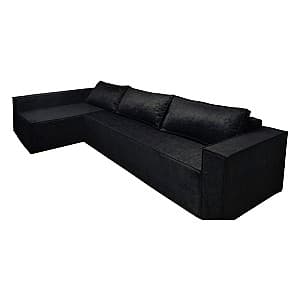 Угловой диван V-Toms E3 Black (3x1.5)