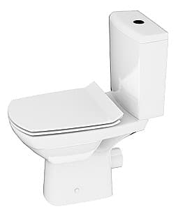 Vas WC compact Cersanit Carina compact Slim Clean On 3/5L (alimentatia inferioara duroplast soft close)