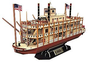 Пазлы CubicFun Mississippi Steamboat T4026h