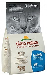 Сухой корм для кошек Almo Nature HOLISTIC Sterilized Beef 400g