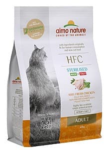 Нrană uscată pentru pisici Almo Nature HFC Adult Sterilized Chicken 300g