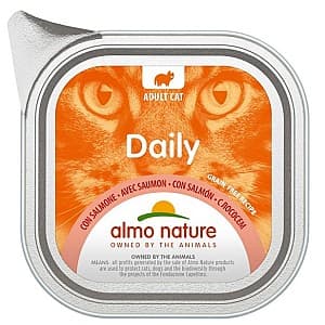 Влажный корм для кошек Almo Nature DAILY Alu Salmon 100g