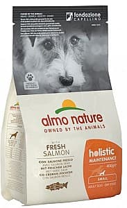 Hrană uscată pentru câini Almo Nature HOLISTIC XS-S Salmon 400g