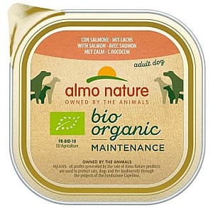 Hrană umedă pentru câini Almo Nature BIO ORGANIC Alu Salmon 300g