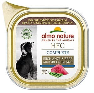 Влажный корм для собак Almo Nature HFC Alu Irish Angus Beef with Green Beans 85g