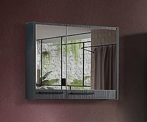 Зеркало для ванной Martat Sofia 80cm Dark Grey