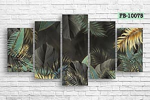Tablou multicanvas Art.Desig Tropical leaves FB-10075